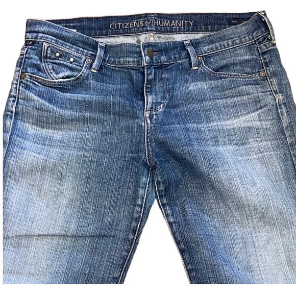 Citizens of Humanity Dani Straight Faded Medium-wash Cropped Jean-size 29 - Picture 5 of 14